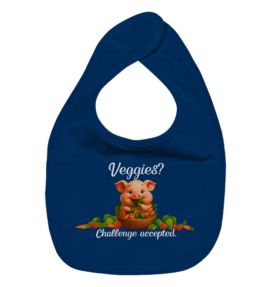 Veggies? Challenge accepted. - Organic Baby-Lätzchen