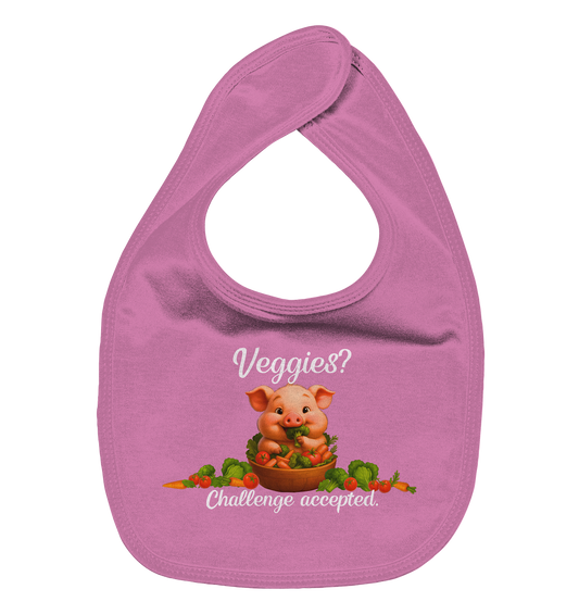 Veggies? Challenge accepted. - Organic Baby-Lätzchen
