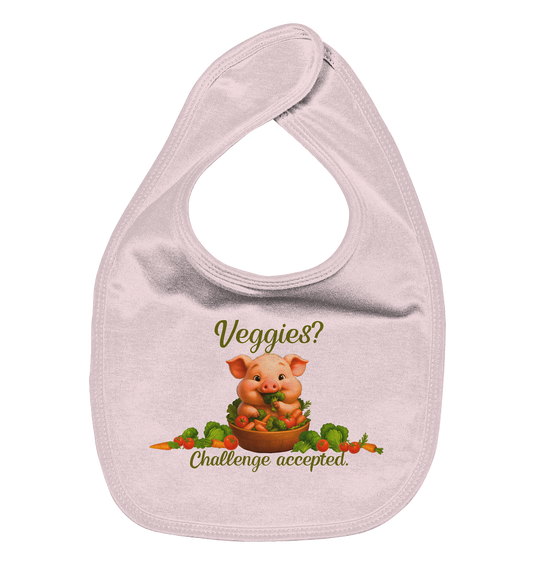 Veggies? Challenge accepted. - Organic Baby-Lätzchen