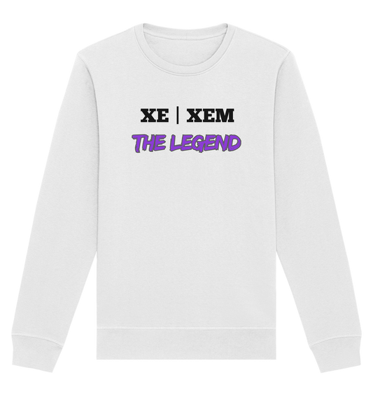 xe / xem – THE LEGEND - Organic Basic Unisex Sweatshirt