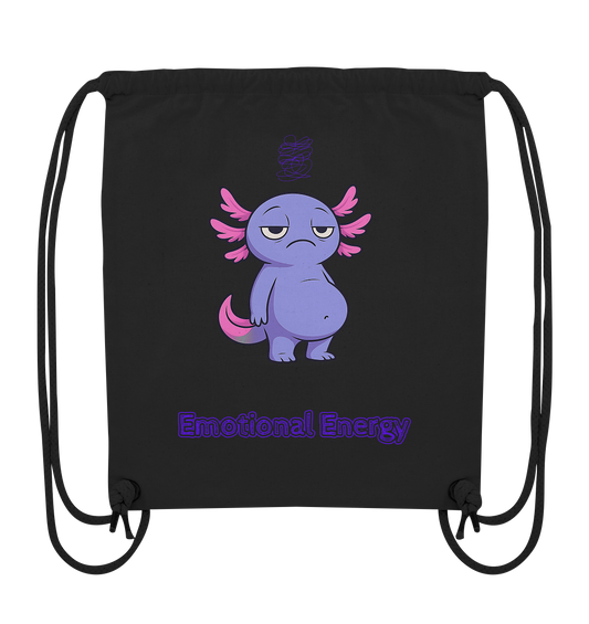 Emotional Energy – Axolotl (Lila) - Organic Gym-Bag