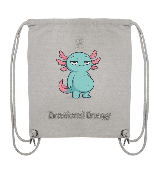Emotional Energy – Axolotl (Türkis)  - Organic Gym-Bag