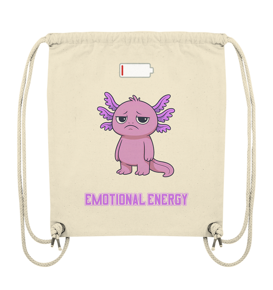 Emotional Energy – Axolotl (Pink) - Organic Gym-Bag