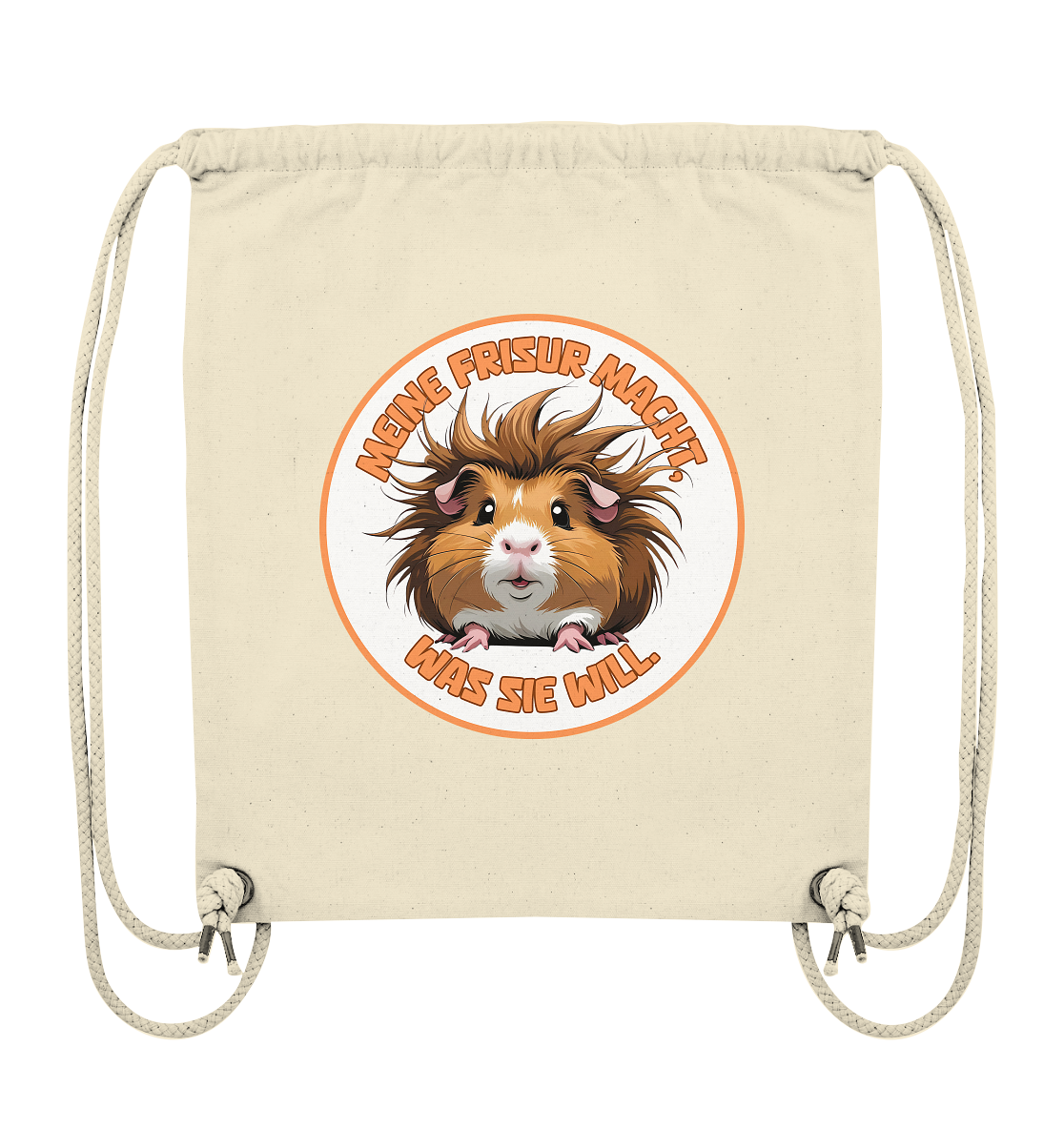 Meine Frisur macht, was sie will – Meerschweinchen - Organic Gym-Bag