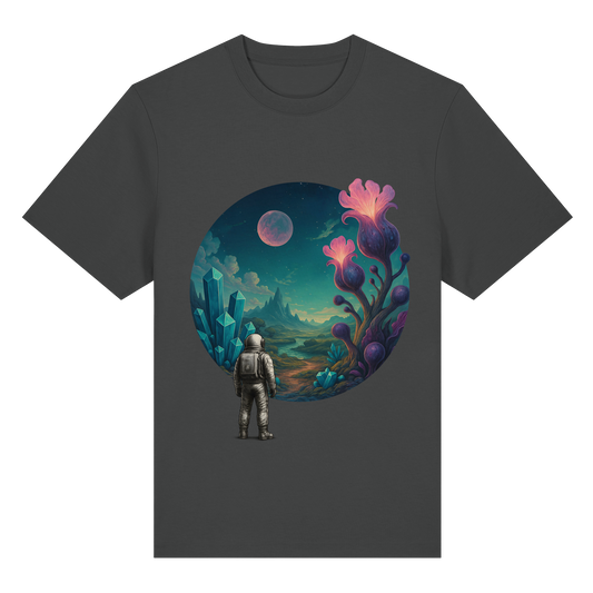 Crystal Bloom – Astronaut’s Journey - Organic Heavy T-Shirt