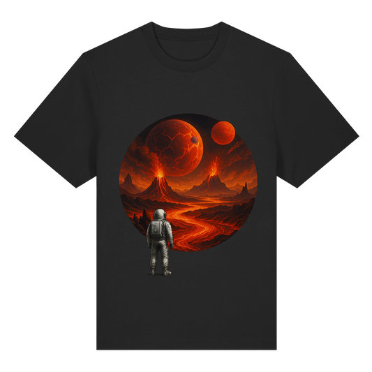 Inferno View – Astronaut’s Journey - Organic Heavy T-Shirt
