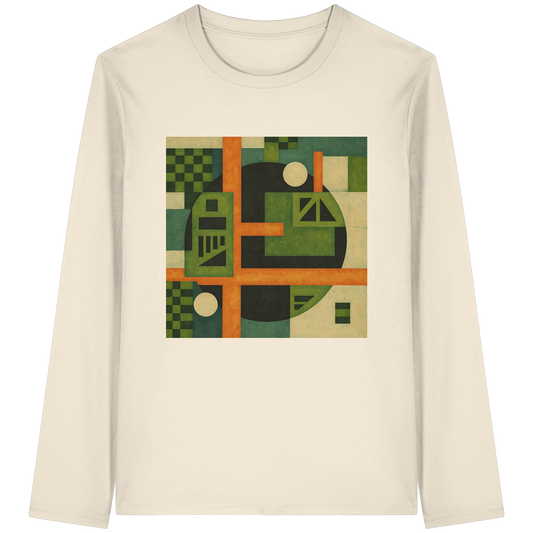 Klang der Geometrie – Wachstumsfeld Edition - Organic Longsleeve T-Shirt