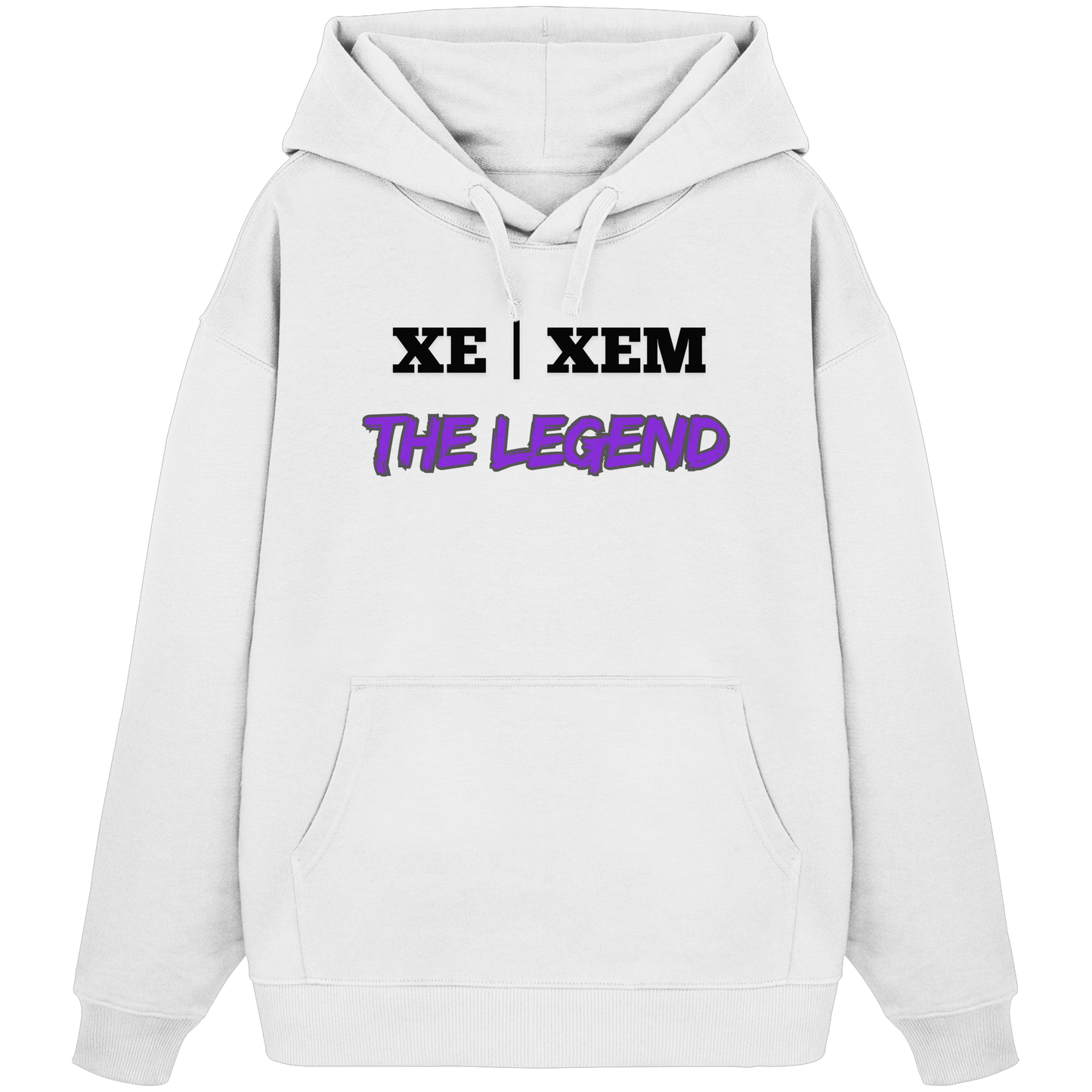 xe / xem – THE LEGEND - Organic Oversize Hoodie