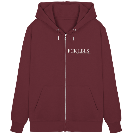 FCK LBLS – I'm not your label - Organic Zipper