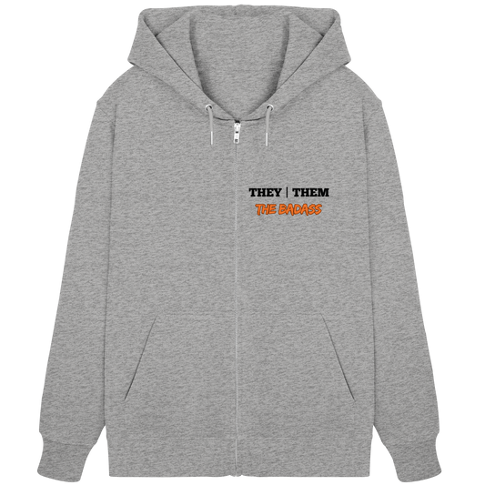 they / them - THE BADASS - Organic Zipper