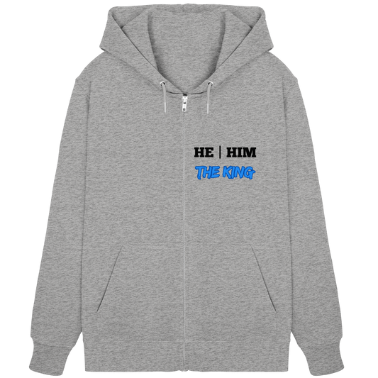 he / him – THE KING - Organic Zipper