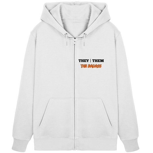 they / them - THE BADASS - Organic Zipper