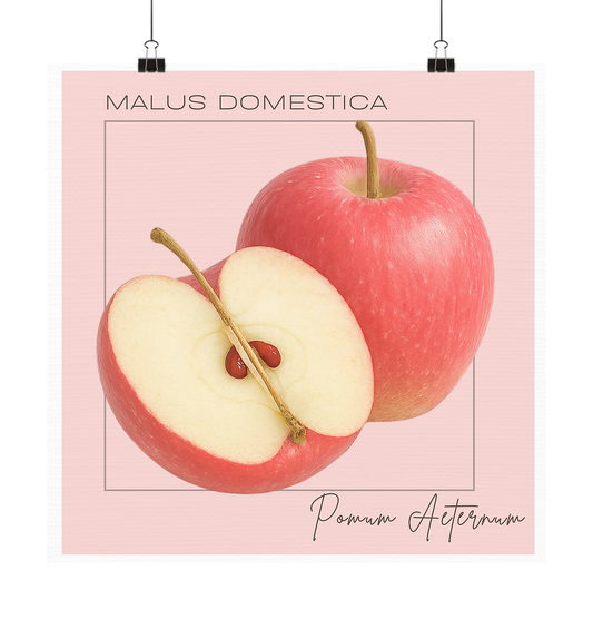 Fructus Botanica – Apfel (Pomum Aeternum) - Poster 20x20