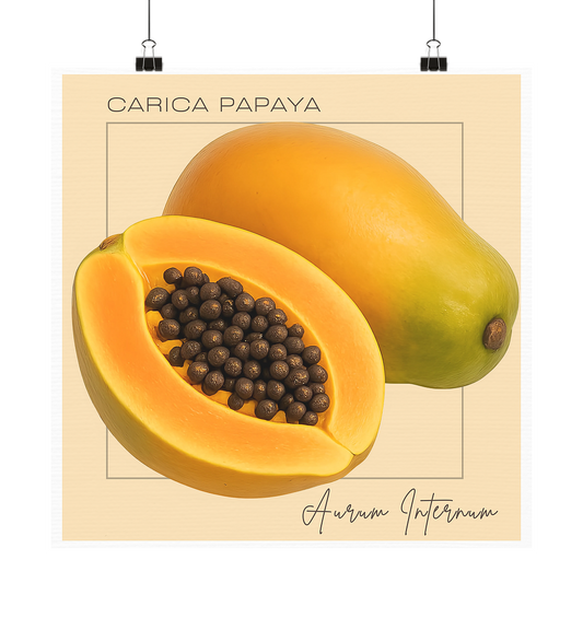 Fructus Botanica – Papaya (Aurum Internum) - Poster 20x20