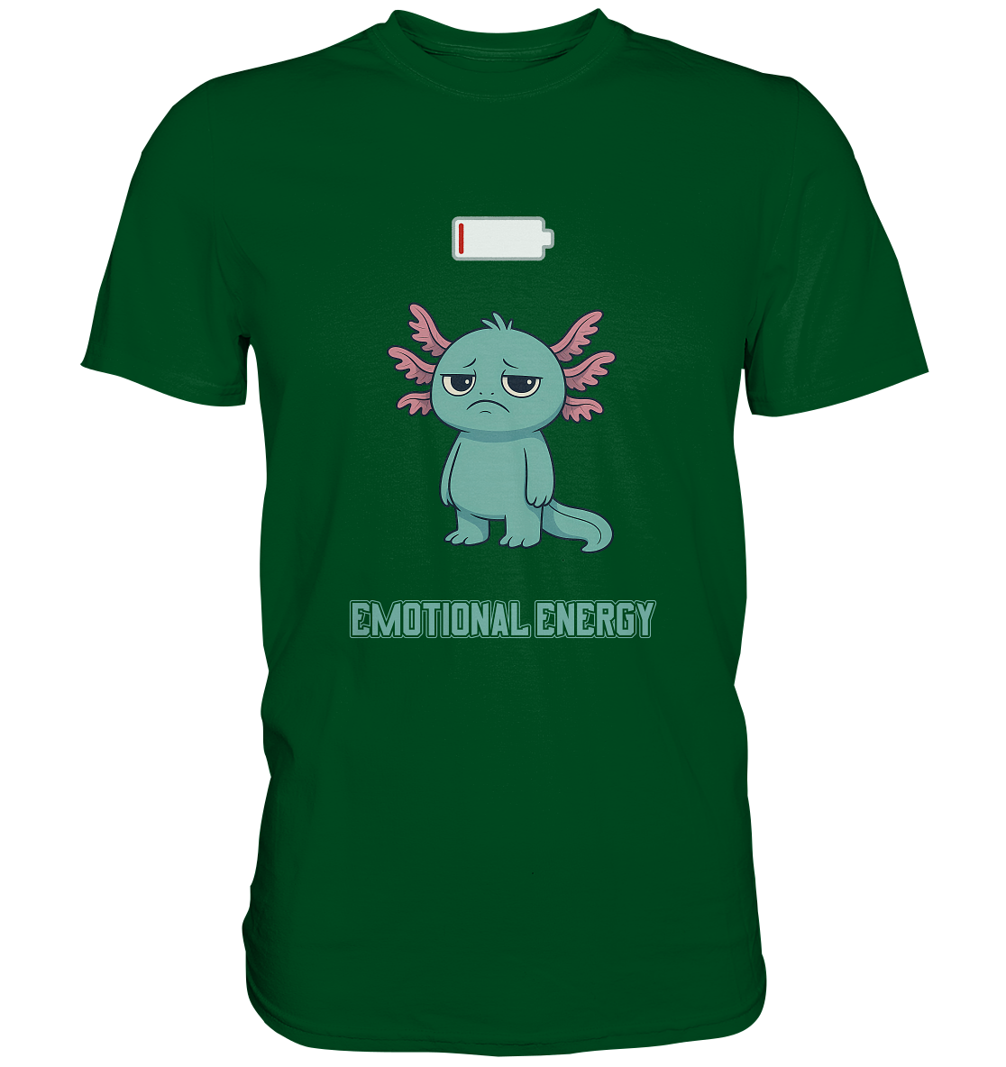 Emotional Energy – Axolotl (Türkis)  - Premium Shirt