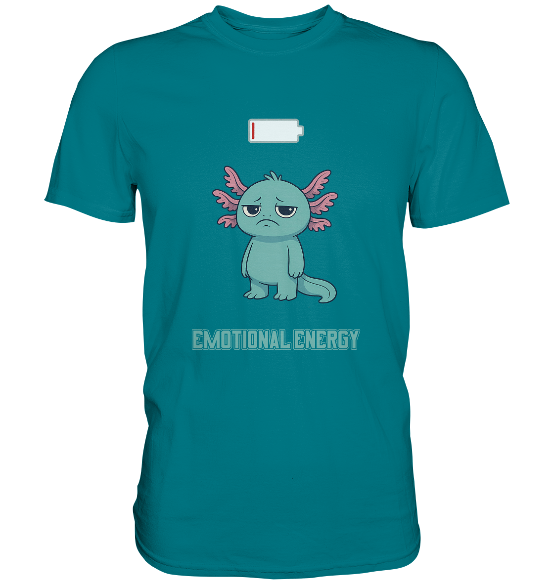 Emotional Energy – Axolotl (Türkis)  - Premium Shirt