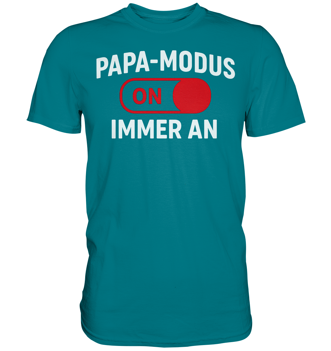 Papa-Modus On - Rot - Premium Shirt