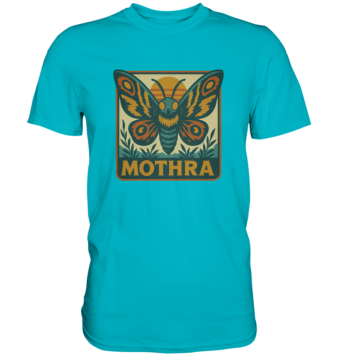 Retro T-Shirt - Mothra - Premium Shirt