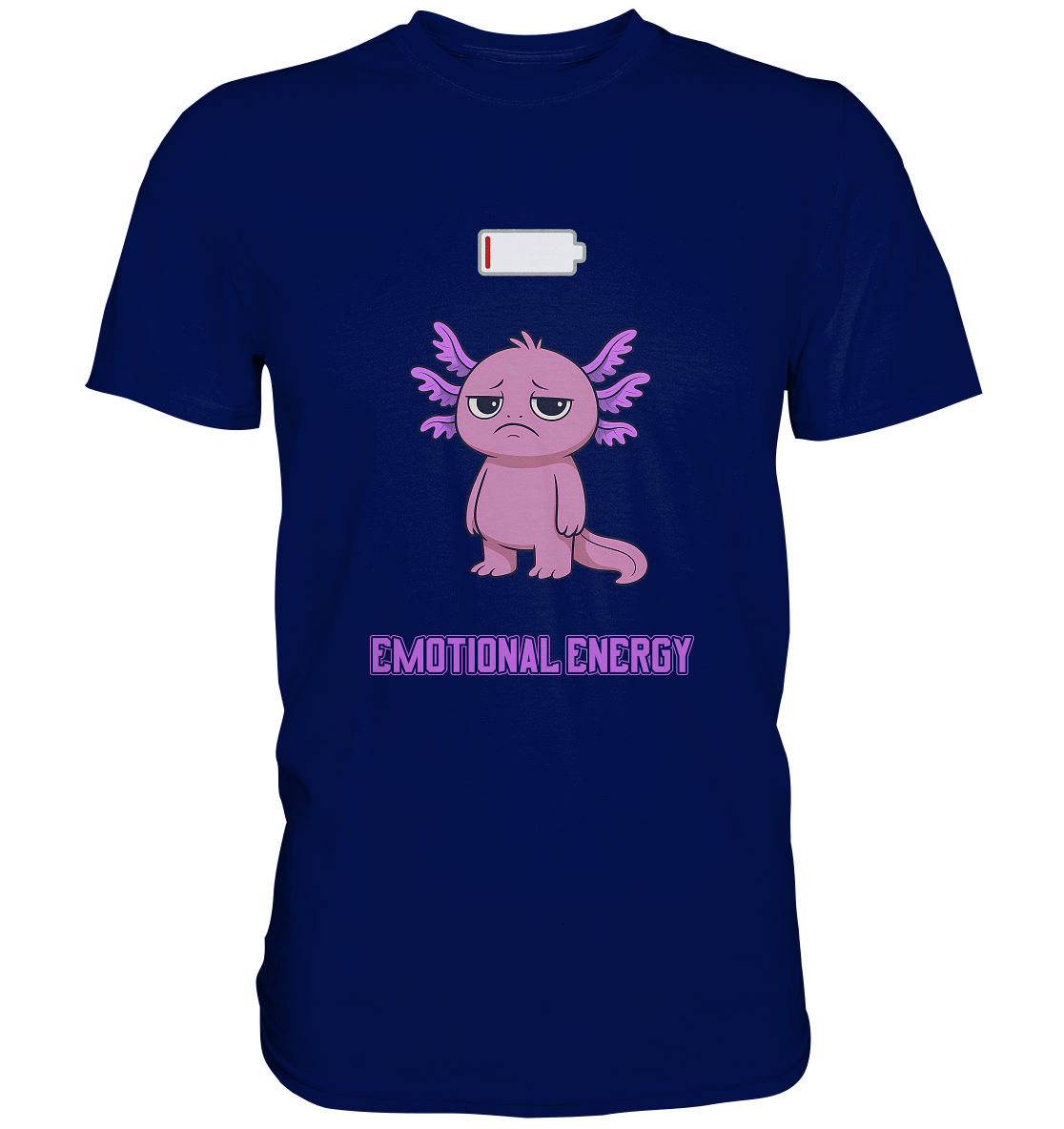 Emotional Energy – Axolotl (Pink) - Premium Shirt