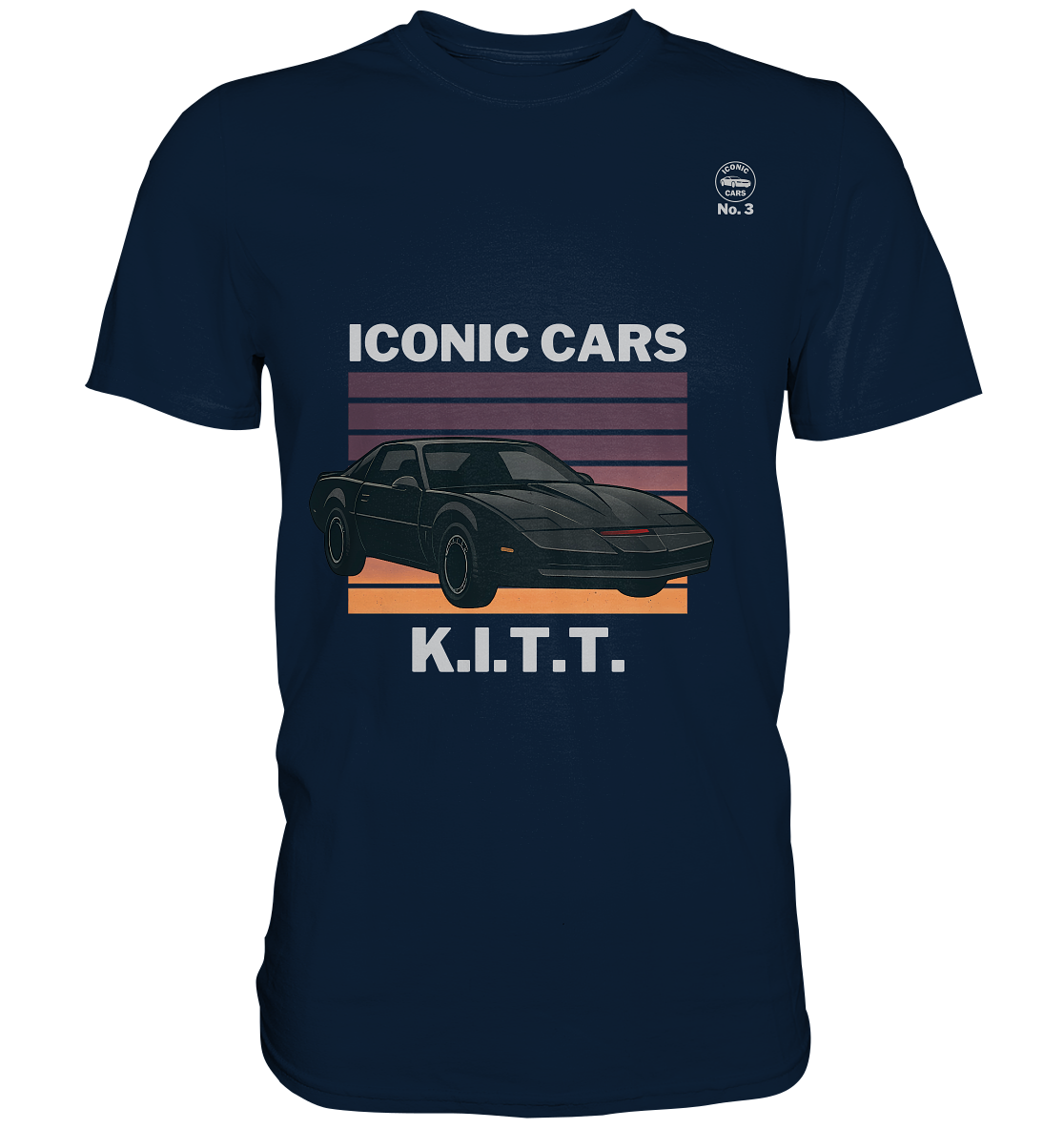 Iconic Cars - K.I.T.T. No. 3 - Premium Shirt