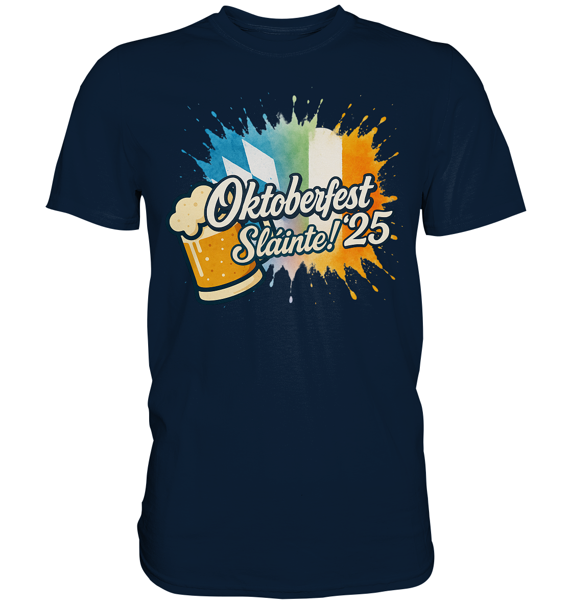 Global Cheers! - Irland mit Bier - Premium Shirt