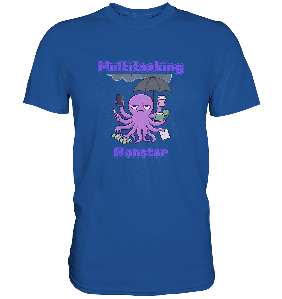 Multitasking Monster - Lila - Premium Shirt