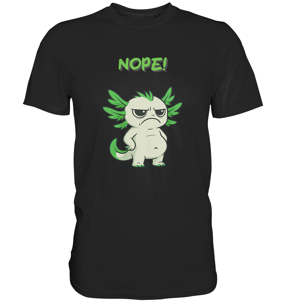 NOPE!  Grün - Premium Shirt