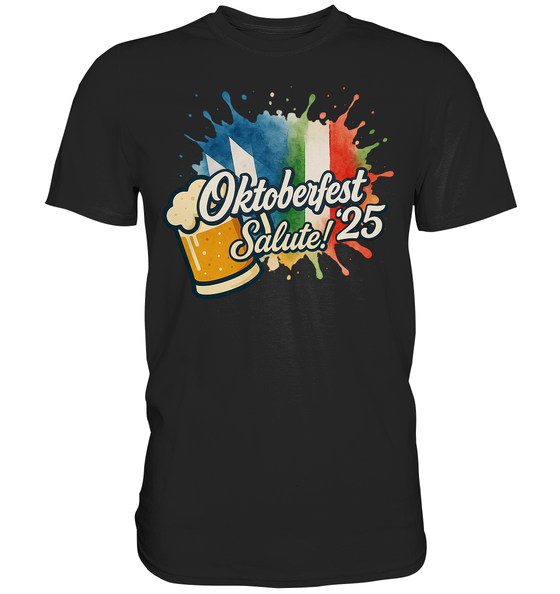 Global Cheers! - Italien mit Bier - Premium Shirt