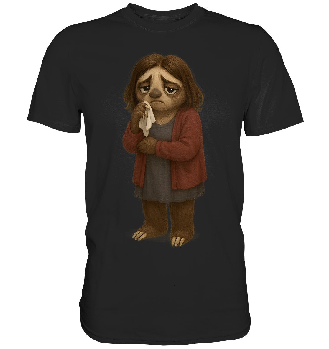 Slothies - Tanja Trostlos – Sozialarbeiterin mit Hang zum Drama - Premium Shirt