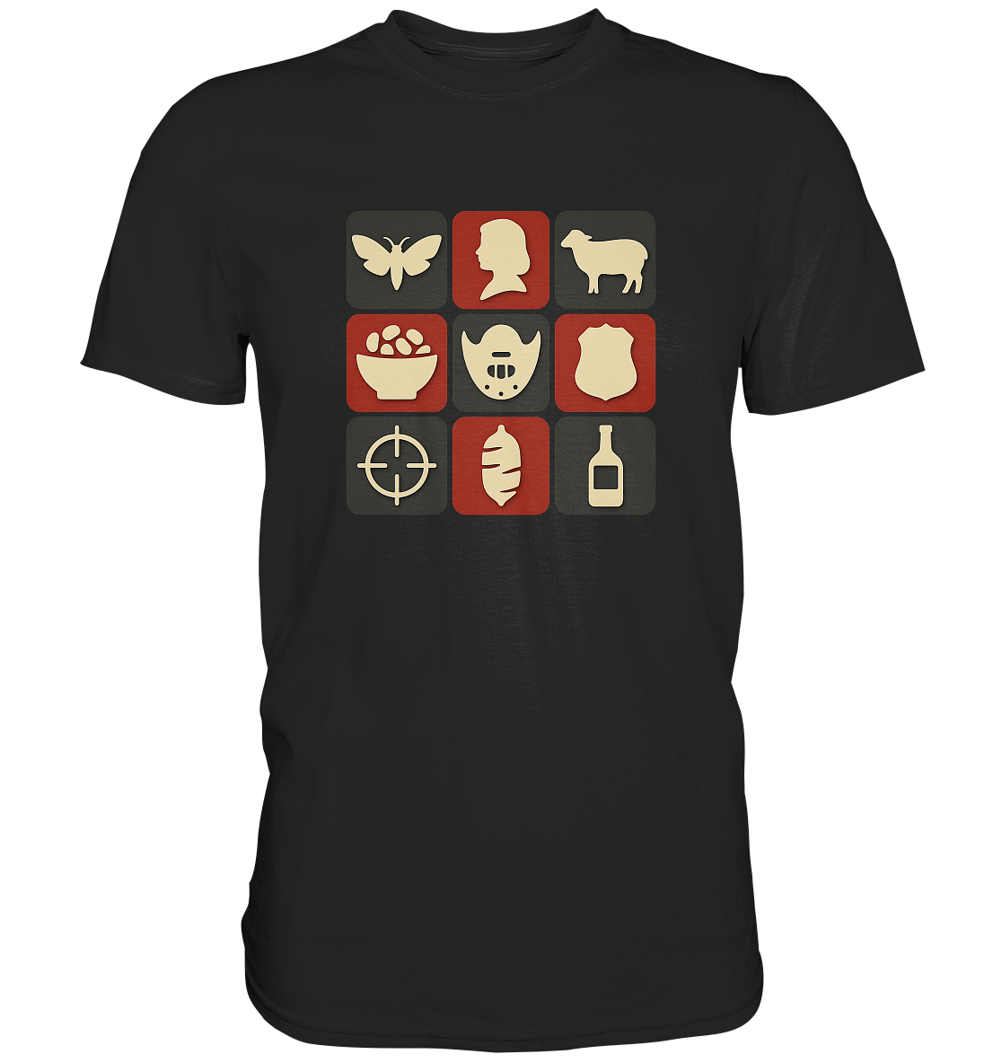 filmquiz - Horror - Das Schweigen der Lämmer - Premium Shirt
