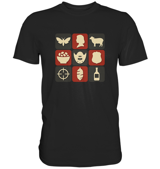 filmquiz - Horror - Das Schweigen der Lämmer - Premium Shirt