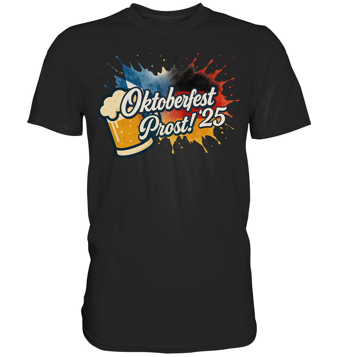 Global Cheers! - Deutschland mit Bier - Premium Shirt