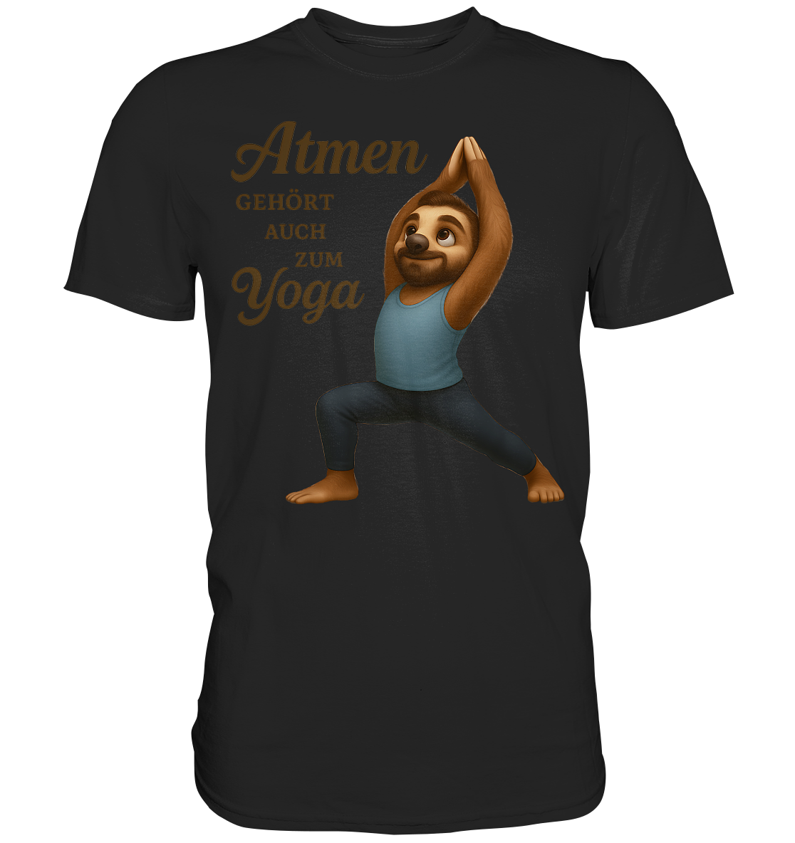 Slothies - Atmen gehört auch zum Yoga. - Männlich - Premium Shirt