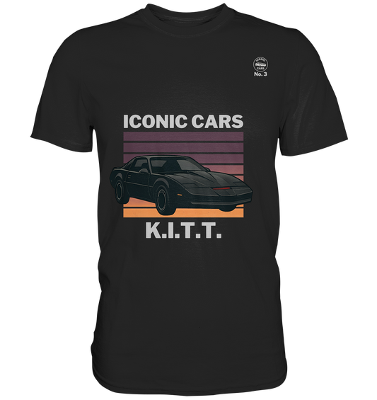 Iconic Cars - K.I.T.T. No. 3 - Premium Shirt