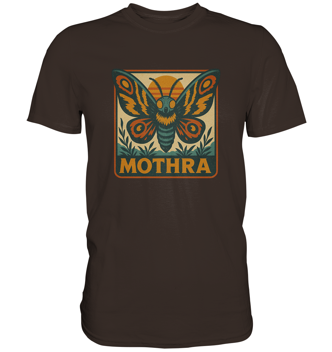 Retro T-Shirt - Mothra - Premium Shirt