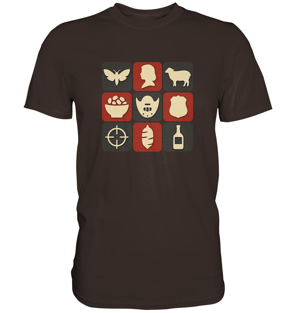 filmquiz - Horror - Das Schweigen der Lämmer - Premium Shirt