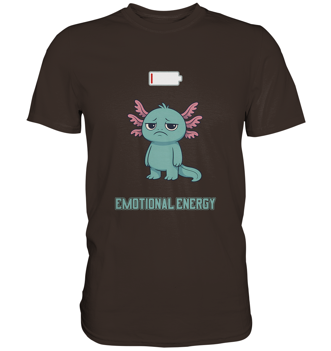 Emotional Energy – Axolotl (Türkis)  - Premium Shirt