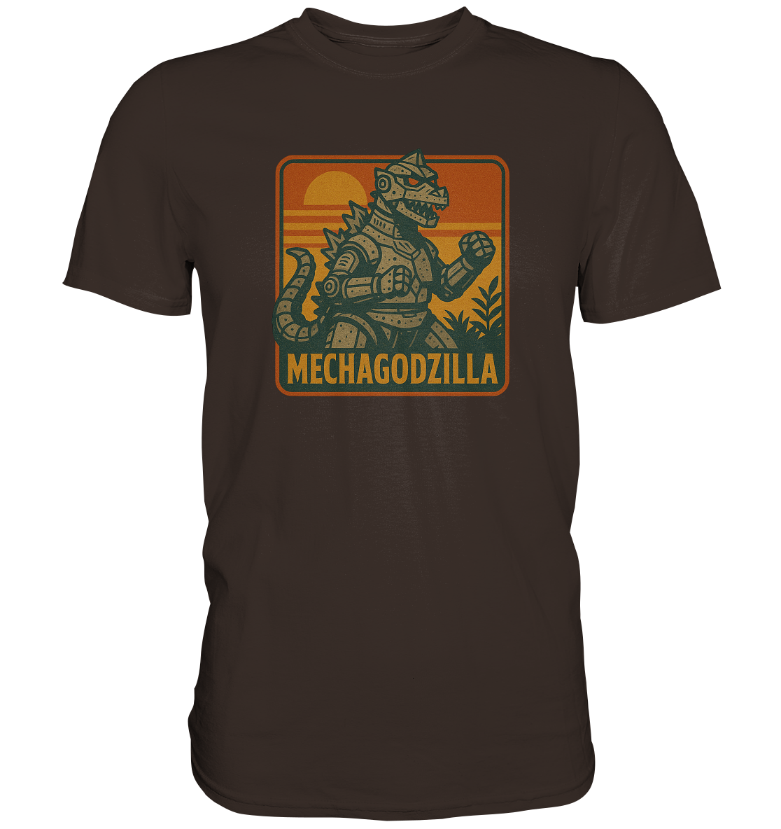 Retro T-Shirt - Mechagodzilla - Premium Shirt
