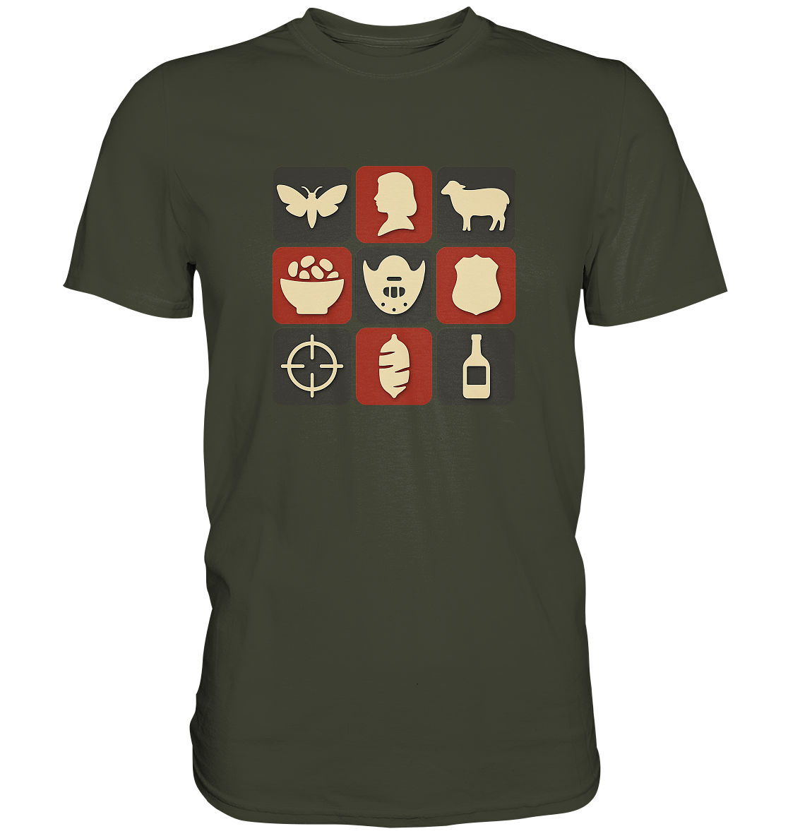 filmquiz - Horror - Das Schweigen der Lämmer - Premium Shirt