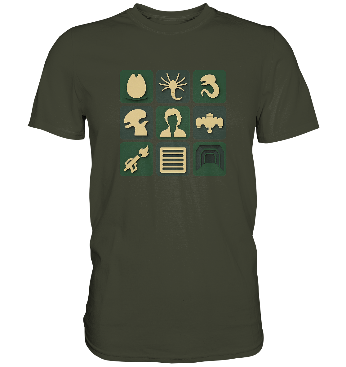 Filmquiz - Horror - Alien - Premium Shirt