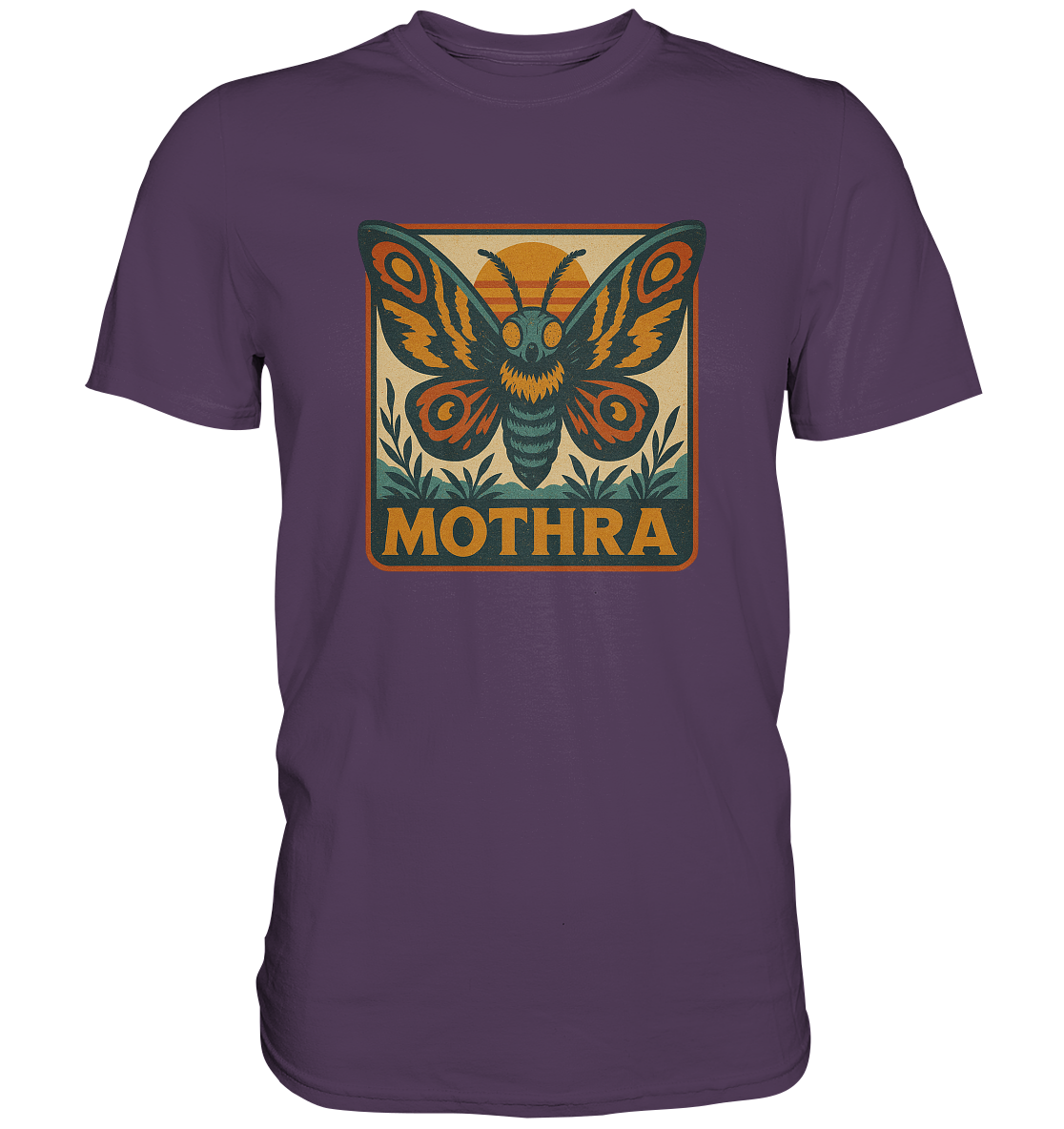 Retro T-Shirt - Mothra - Premium Shirt