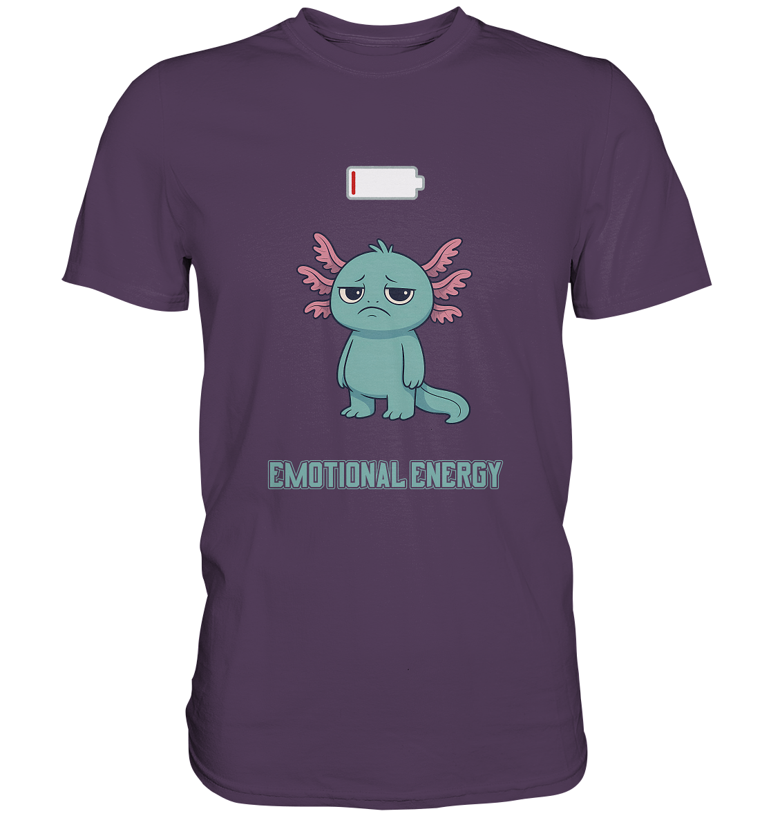 Emotional Energy – Axolotl (Türkis)  - Premium Shirt