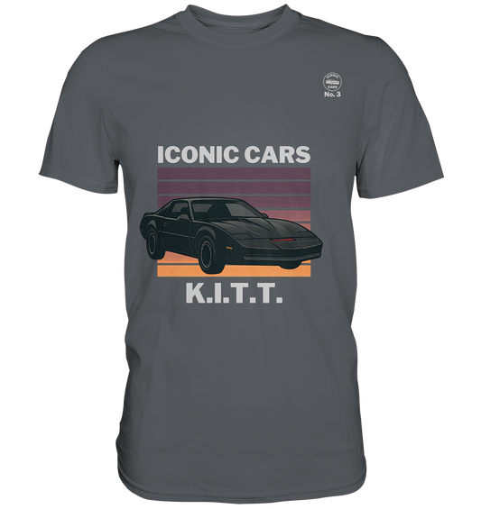 Iconic Cars - K.I.T.T. No. 3 - Premium Shirt