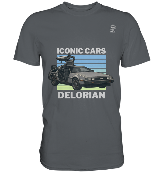 Iconic Cars – Delorian No. 1 - Premium Shirt