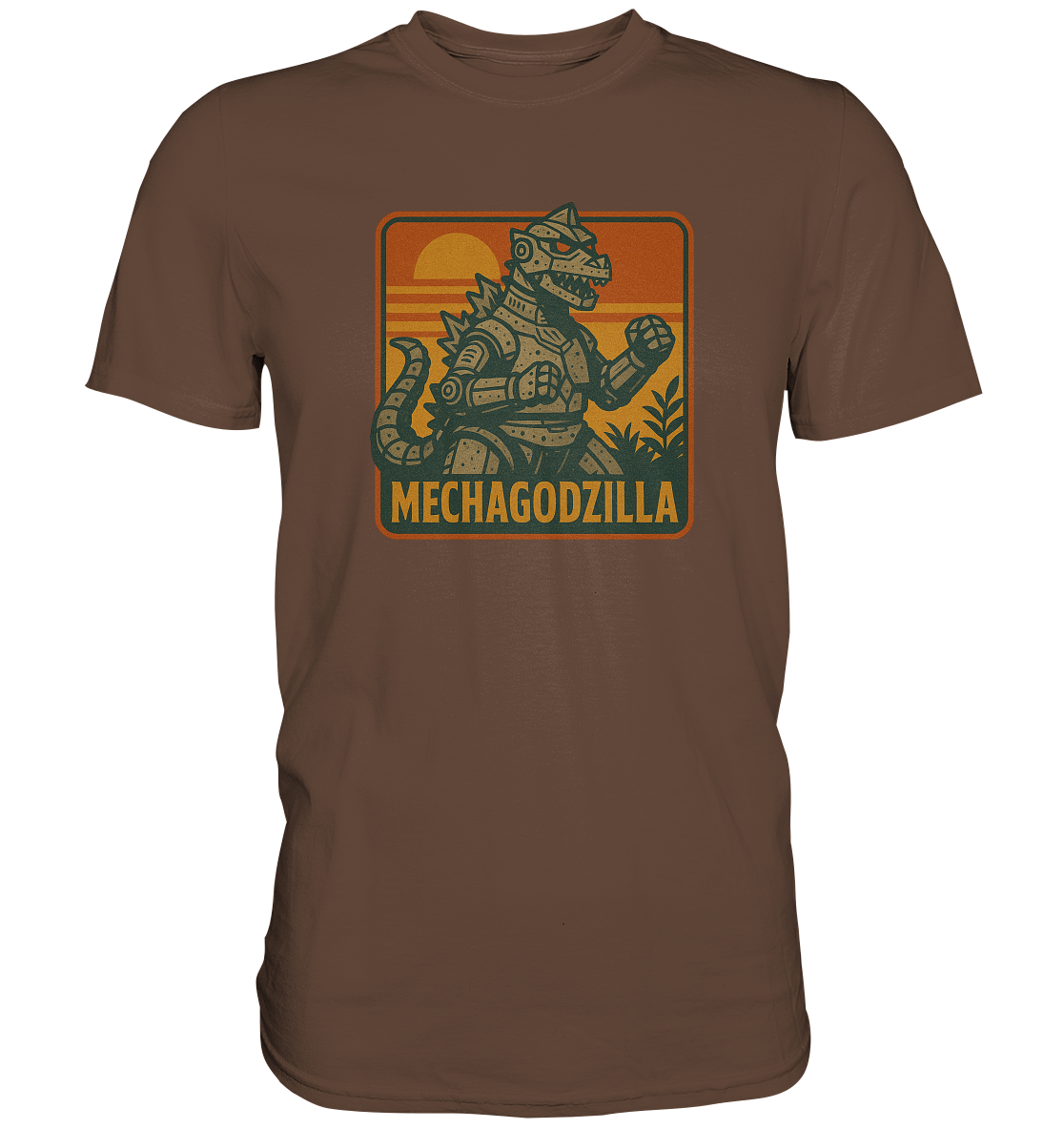 Retro T-Shirt - Mechagodzilla - Premium Shirt