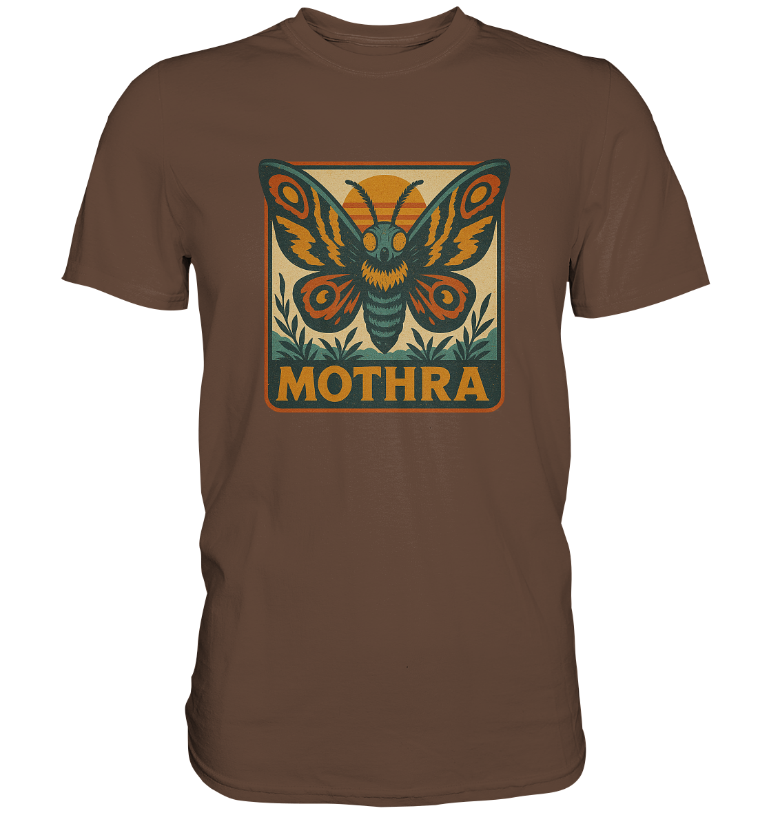 Retro T-Shirt - Mothra - Premium Shirt