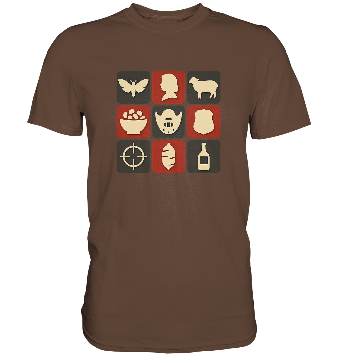 filmquiz - Horror - Das Schweigen der Lämmer - Premium Shirt