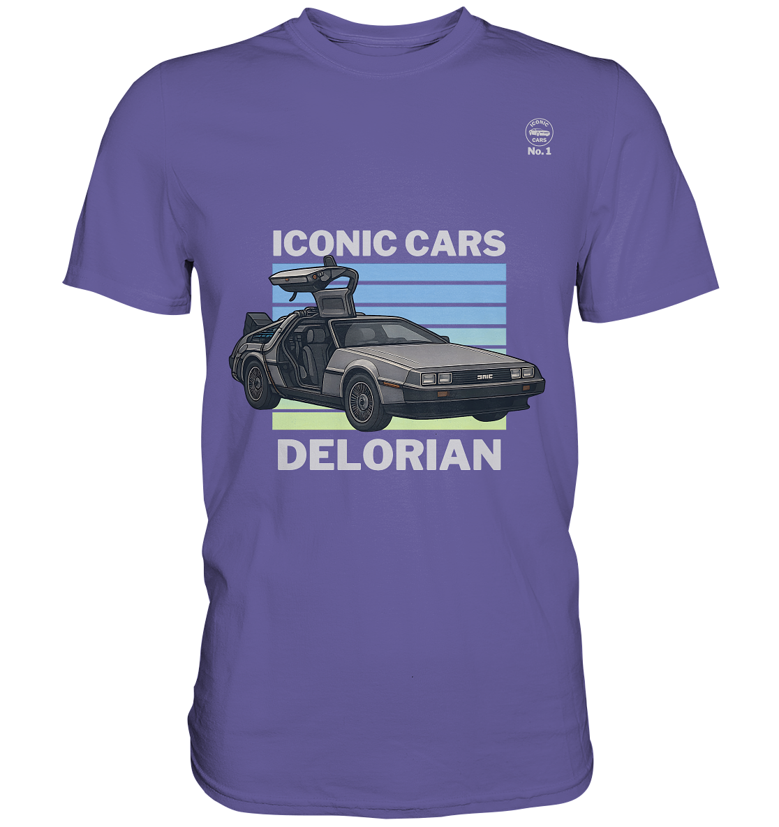 Iconic Cars – Delorian No. 1 - Premium Shirt