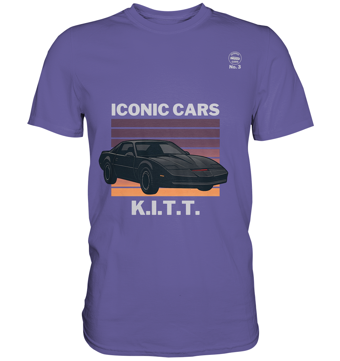 Iconic Cars - K.I.T.T. No. 3 - Premium Shirt