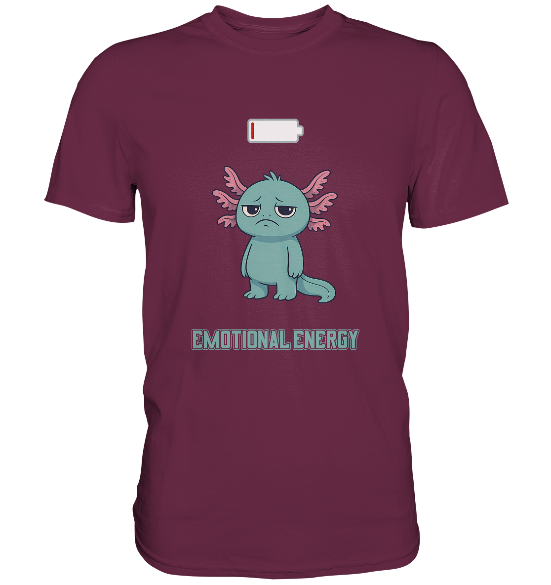 Emotional Energy – Axolotl (Türkis)  - Premium Shirt